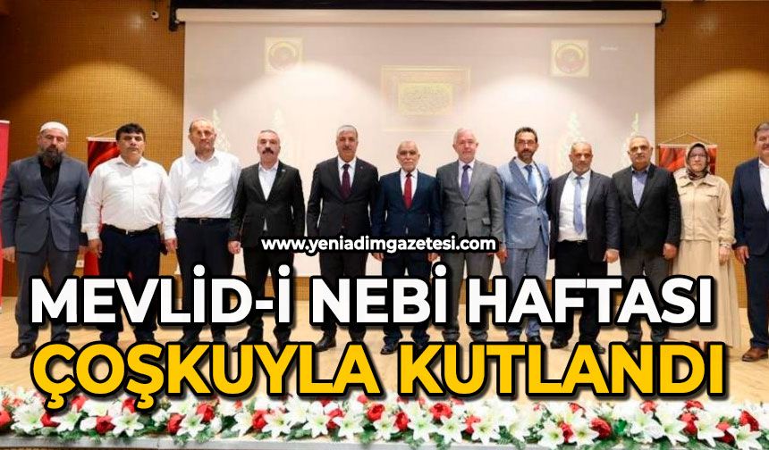 Mevlid-i Nebi haftası coşkuyla kutlandı