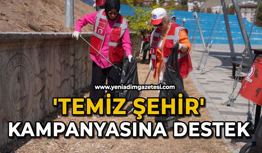 ’Temiz Şehir’ kampanyasına destek