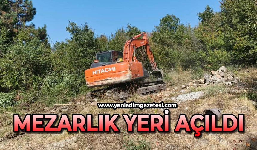 Mezarlık yeri açılıyor!