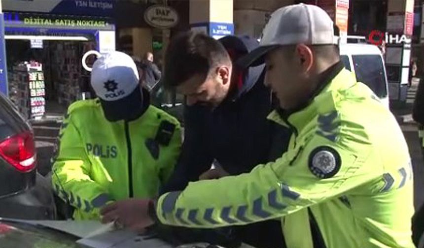 2 bin 662 sürücü cezayı yedi