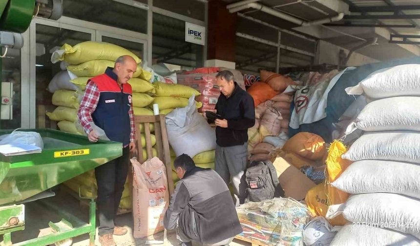 Gübre denetimi yapıldı