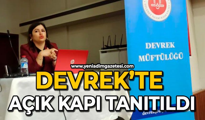 Devrek’te Açık Kapı tanıtıldı