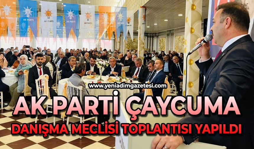 AK Parti Çaycuma İlçe Danışma Toplantısı yapıldı