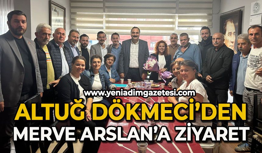 Altuğ Dökmeci'den Merve Arslan'a ziyaret