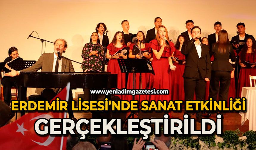 Erdemir Lisesi’nde sanat etkinliği gerçekleştirildi