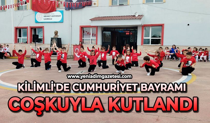 Kilimli’de Cumhuriyet Bayramı coşkuyla kutlandı
