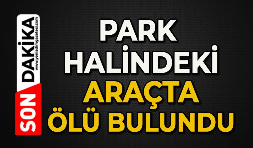Park halindeki araçta ölü bulundu