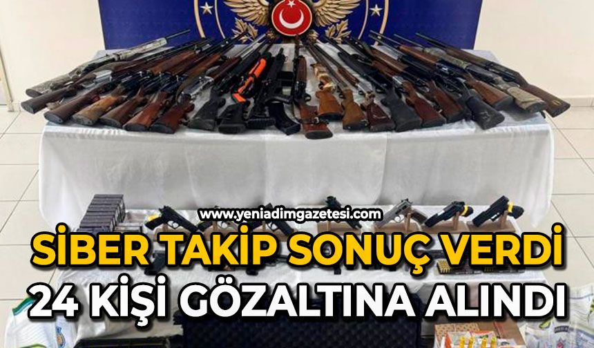 Siber takip sonuç verdi: 24 kişi gözaltına alındı