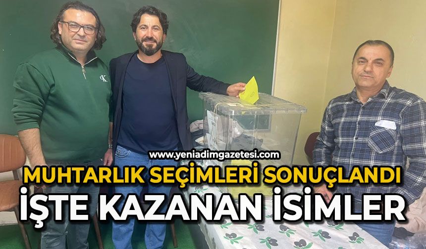 Muhtarlık seçimleri sonuçlandı: İşte kazanan isimler