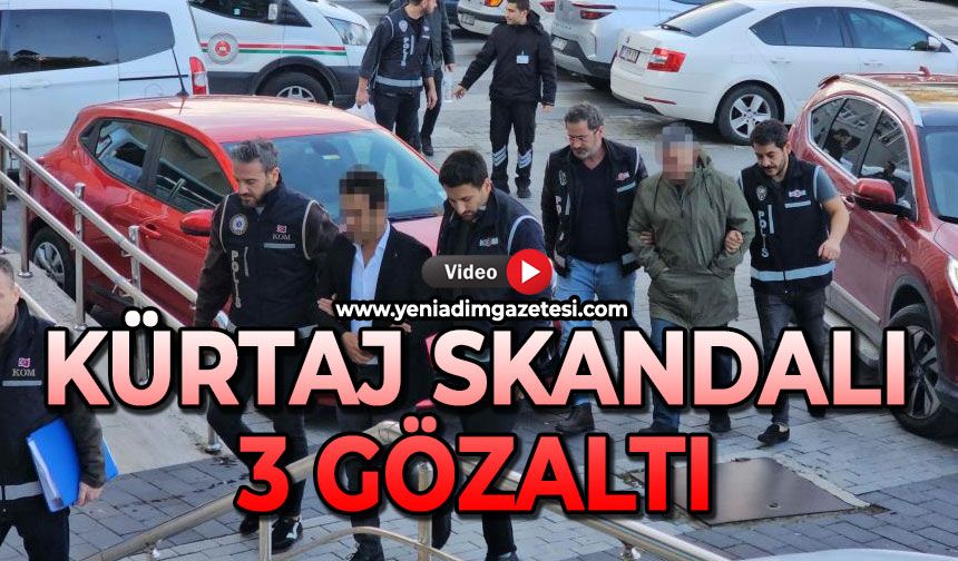 Zonguldak'ta kürtaj soruşturmasında 3 sağlık çalışanı gözaltına alındı