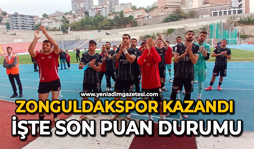 Zonguldakspor kazandı: İşte son puan durumu