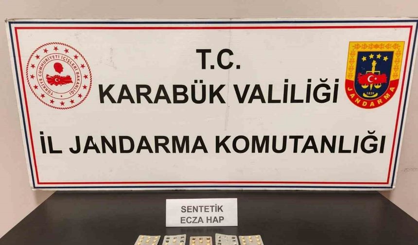 47 adet uyuşturucu hap ele geçirildi