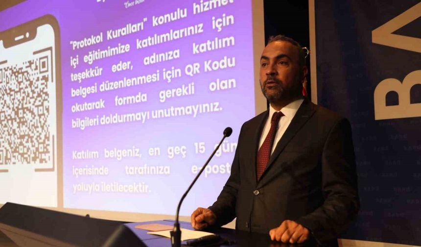 BARÜ’de "Protokol Kuralları Eğitimi" yoğun ilgi gördü