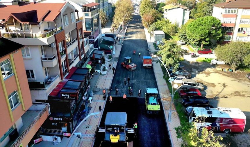 Hafta sonu asfalt mesaisi