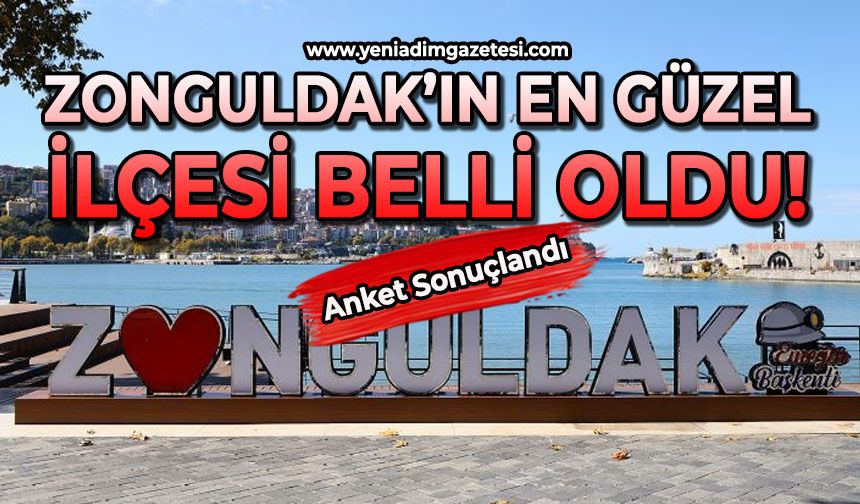 Zonguldak'ın en güzel ilçesi belli oldu!