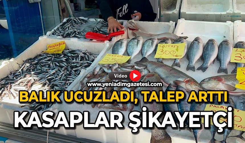 Balık ucuzladı, talep arttı: Kasaplar şikayetçi