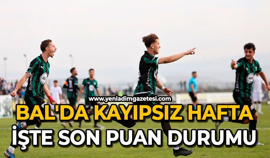BAL'da kayıpsız hafta:  İşte son puan durumu