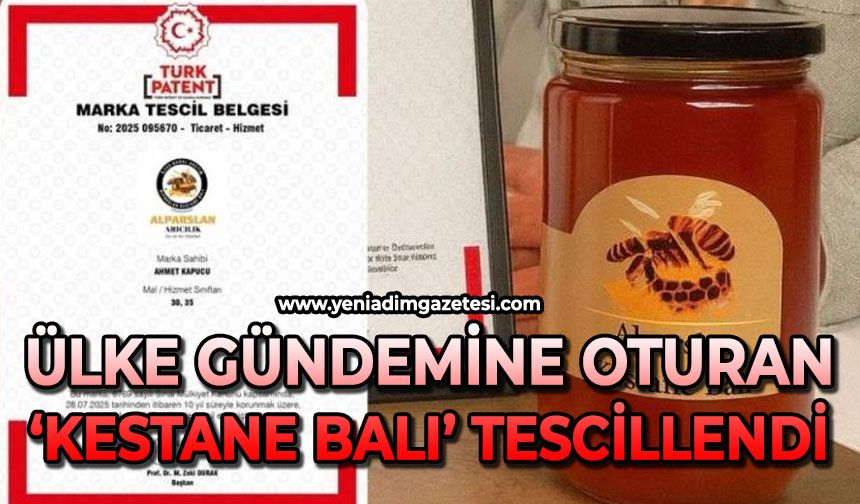 Kestane balı tescillendi