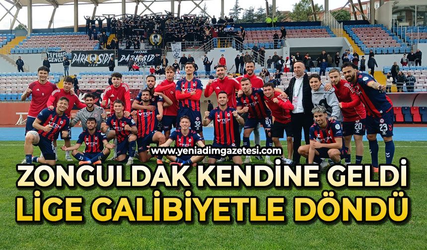 Zonguldak kendine geldi: Lige galibiyetle döndü