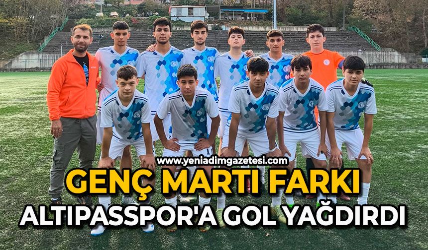 Genç Martı farkı:  Altıpasspor'a gol yağdırdı