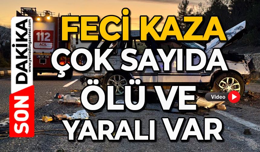Feci kaza: Çok sayıda ölü ve yaralı var