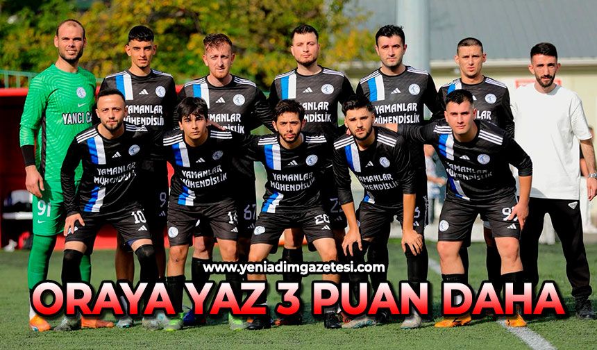 Oraya yaz 3 puan daha