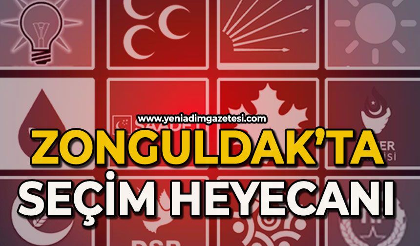 Zonguldak'ta seçim heyecanı