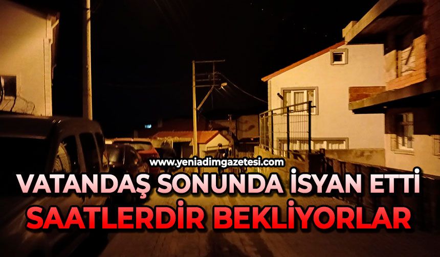 Vatandaş sonunda isyan etti: Saatlerdir bekliyorlar