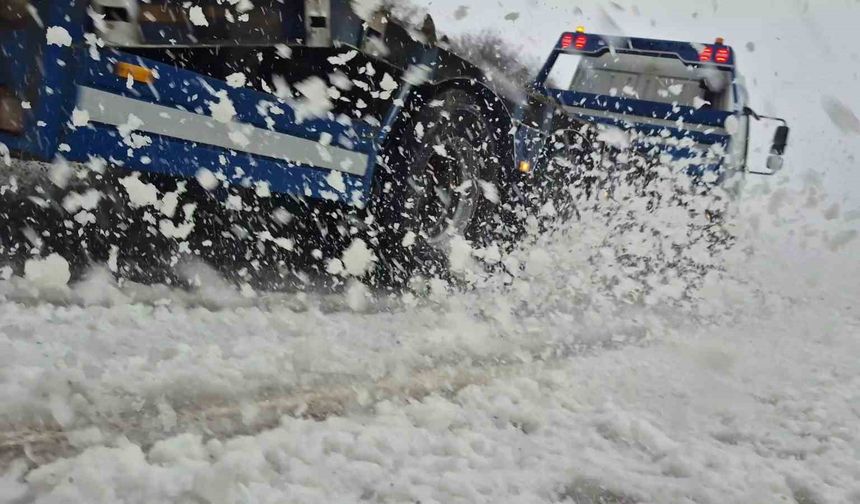 Bartın'da kar yağışı etkisini sürdürüyor