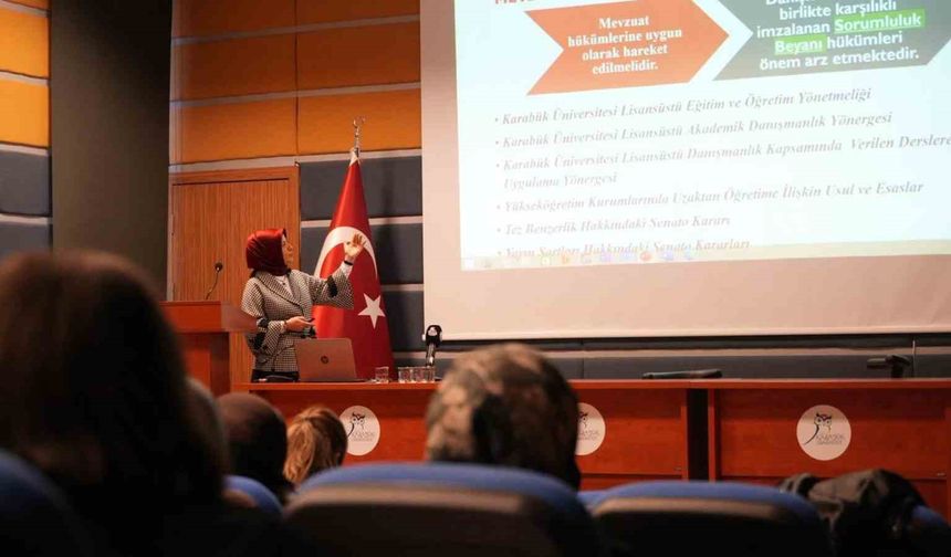 KBÜ'de 'Tez Yazım Atölyesi' programı tamamlandı