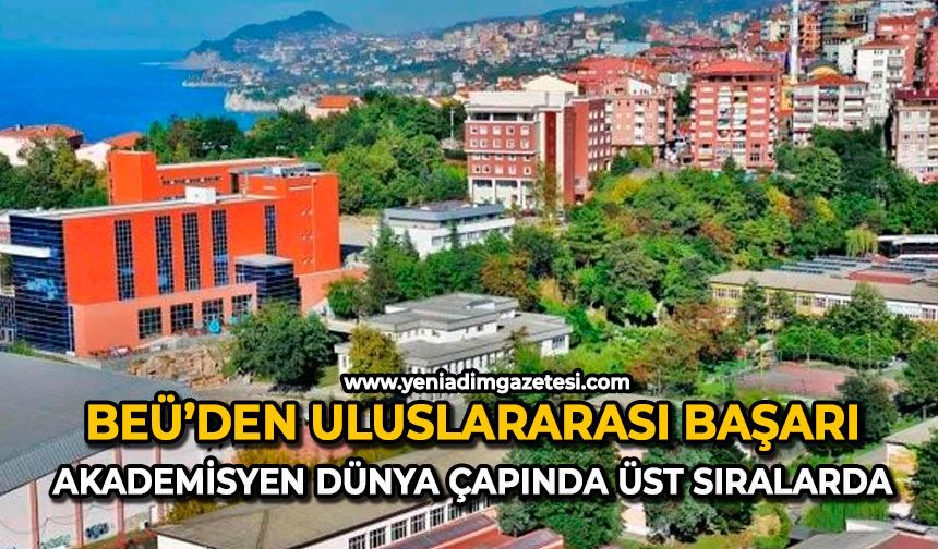 BEÜ’den uluslararası başarı: Akademisyen dünya çapında üst sıralarda