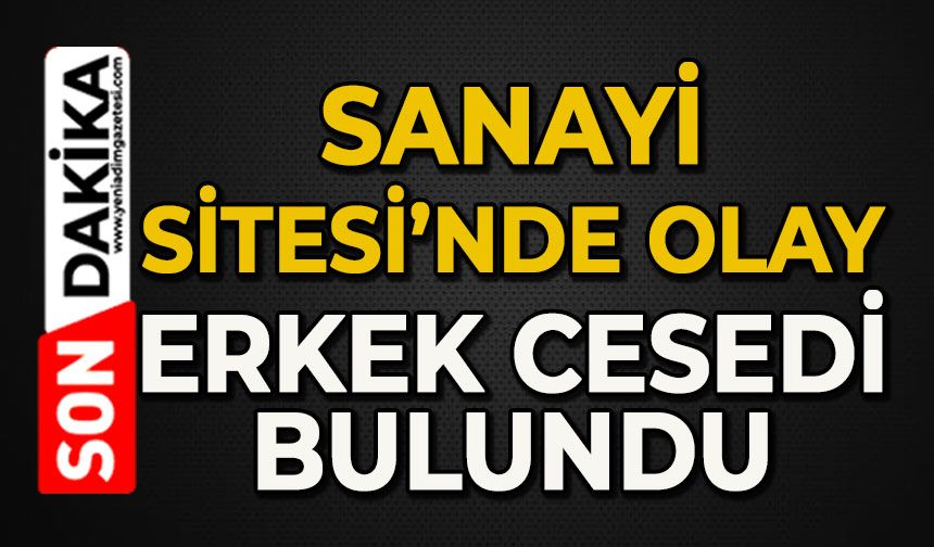 Sanayi sitesinde olay: Dükkanda ölü bulundu