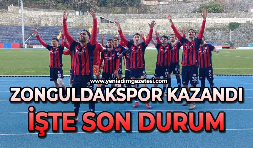 Zonguldakspor kazandı: İşte son durum