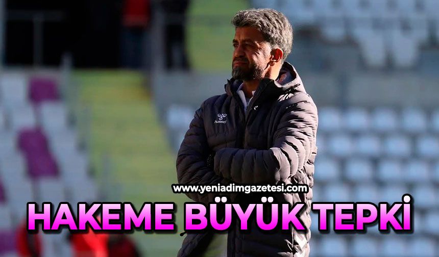 Hakeme büyük tepki