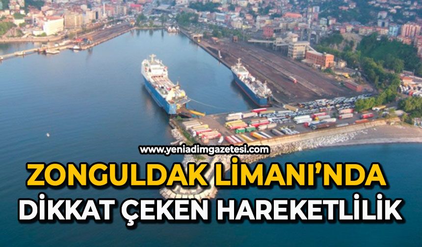 Zonguldak Limanı’nda dikkat çeken hareketlilik