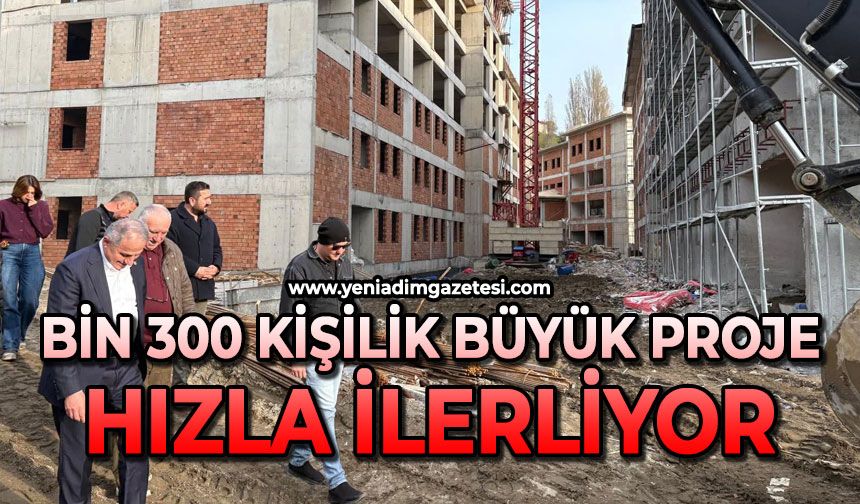 Zonguldak'a bin 300 kişilik yapılıyor: Büyük proje hızla ilerliyor