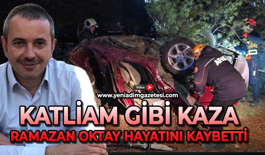 Katliam gibi kaza: Ramazan Oktay hayatını kaybetti
