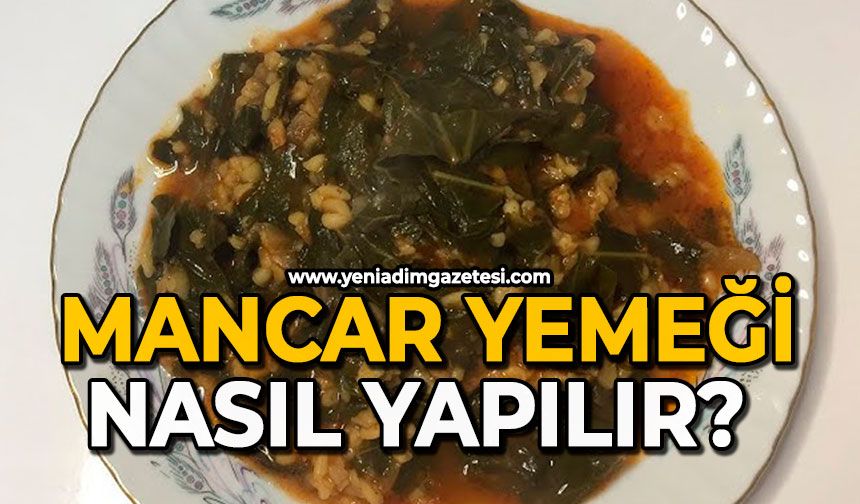 Mancar yemeği nasıl yapılır?