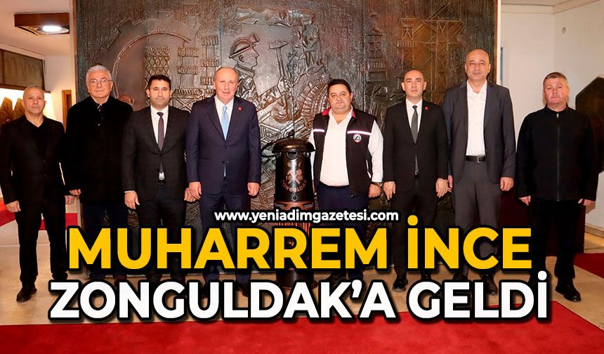 Muharrem İnce Zonguldak’a geldi