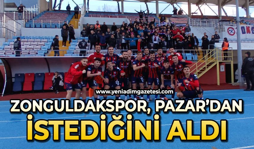 Zonguldakspor, Pazar'dan istediğini aldı