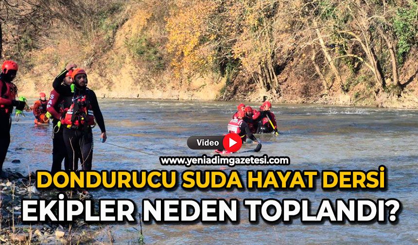 Dondurucu suda hayat dersi: Ekipler neden toplandı?