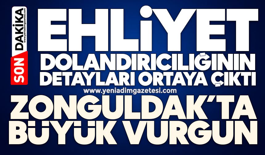 Zonguldak’ta büyük vurgun! Ehliyet dolandırıcılığının detayları ortaya çıktı