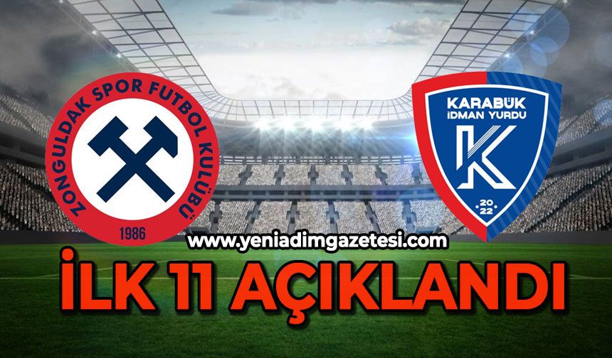 İlk 11 açıklandı