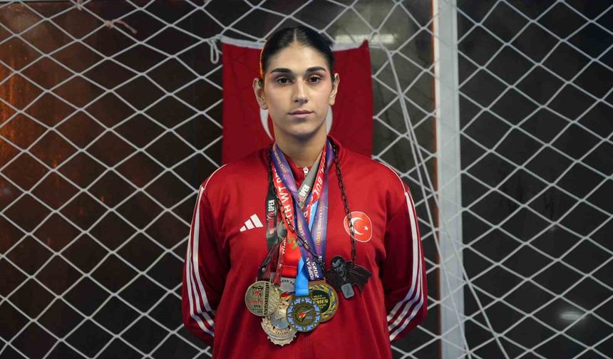 17 yaşındaki milli taekwandocu başarısıyla göz dolduruyor