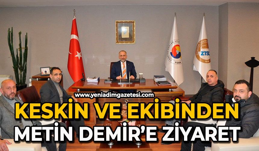 Keskin ve ekibinden Metin Demir’e ziyaret