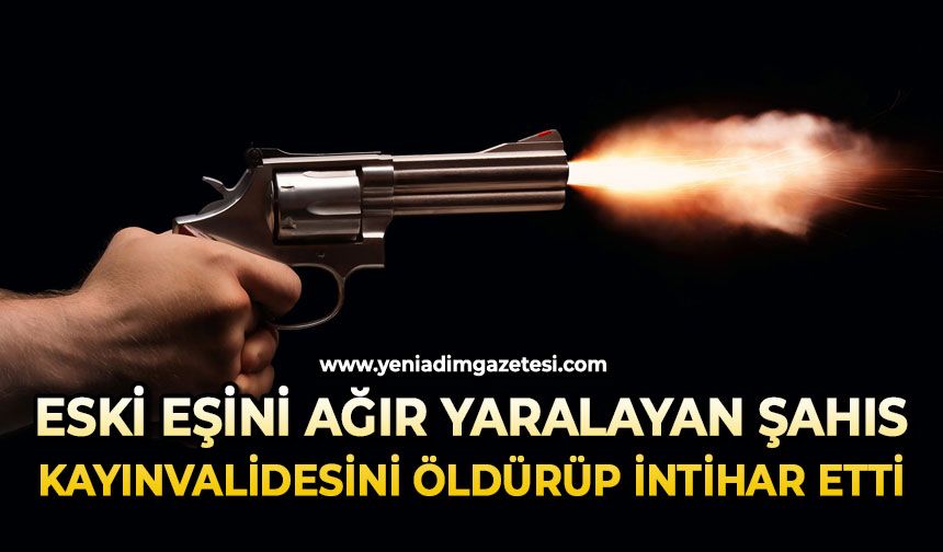 Eski eşini ağır yaralayan şahıs, kayınvalidesini öldürüp intihar etti