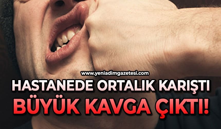Hastanede ortalık karıştı: Büyük kavga çıktı