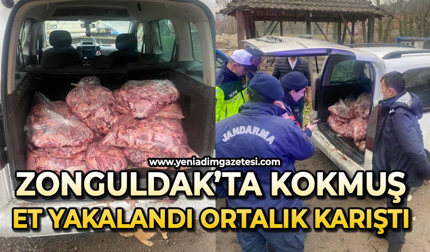 Zonguldak’ta kokmuş et yakalandı ortalık karıştı