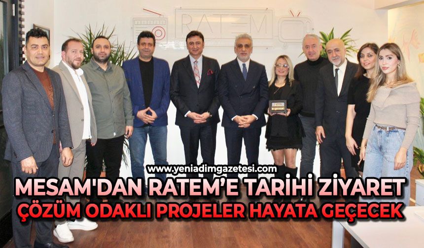 MESAM'dan RATEM’e tarihi ziyaret: Çözüm odaklı projeler hayata geçecek