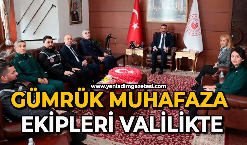 Gümrük muhafaza ekipleri valilikte